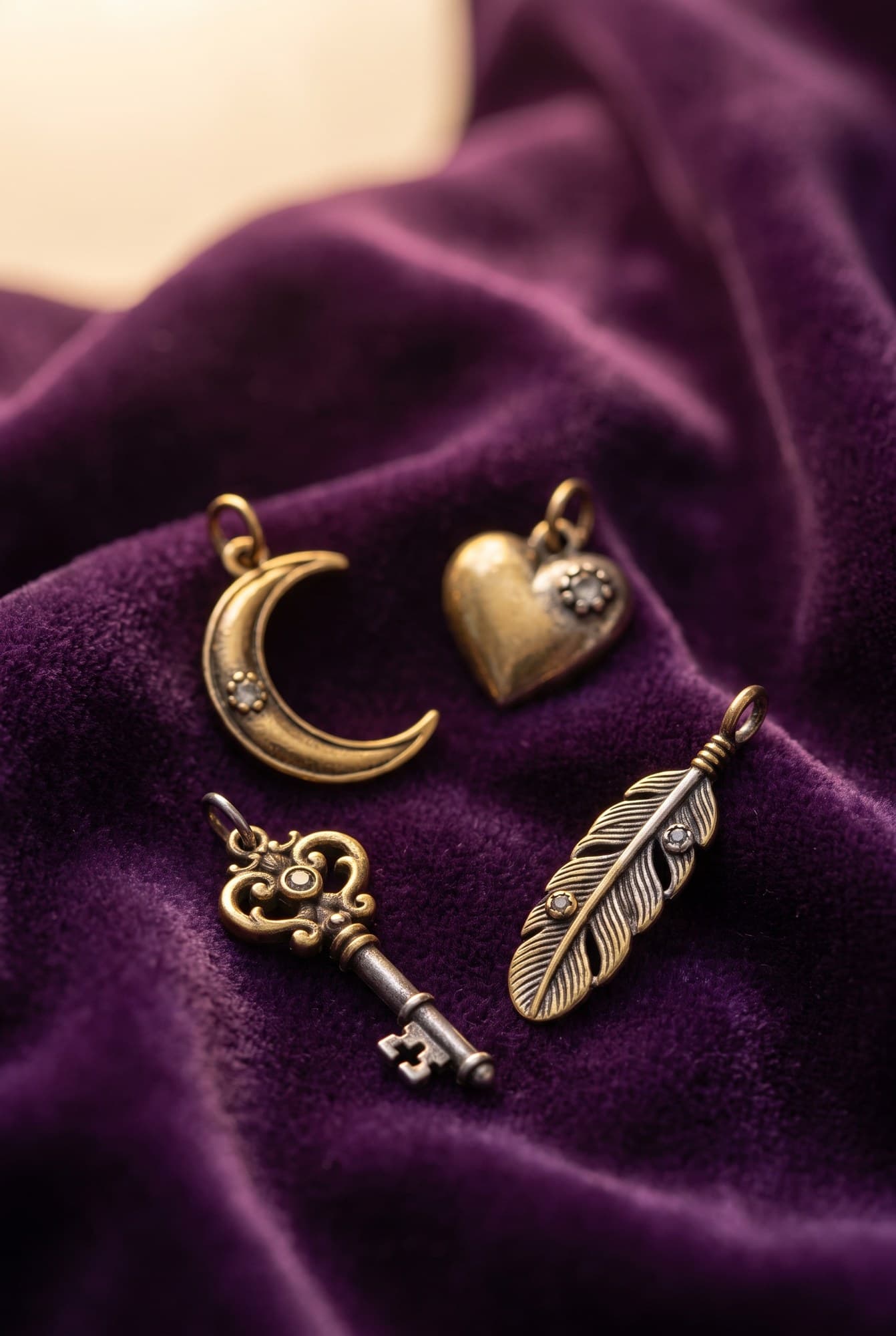 A collection of charms used in charm readings